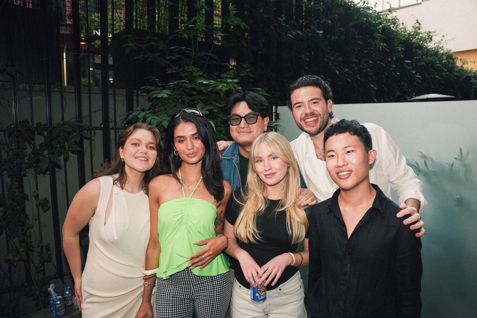 Group portrait of Seraya AW1 guests on the terrace — photo by vinny.mp4, Stockholm